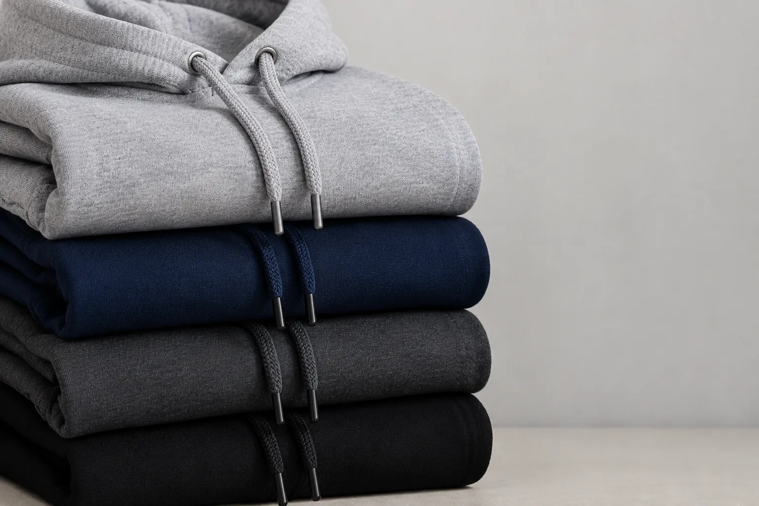 Hoodie and sweatshirt fabric materials