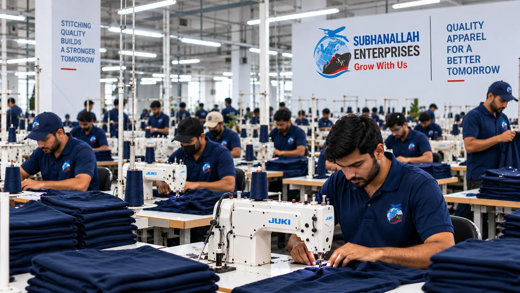 Subhanallah Enterprises apparel and textile manufacturing facility in Lahore Pakistan