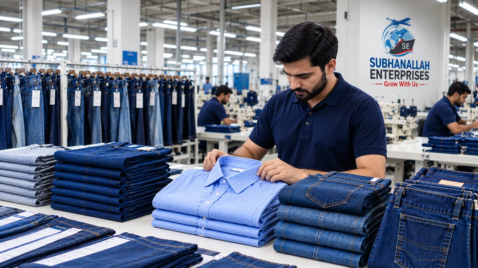 Shirts and jeans manufacturing in Pakistan