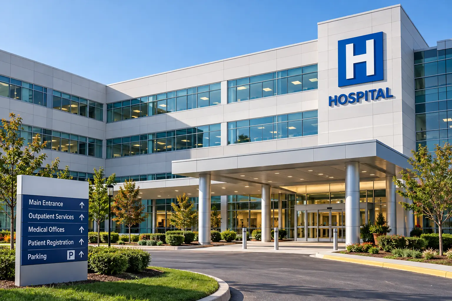 Healthcare institution building