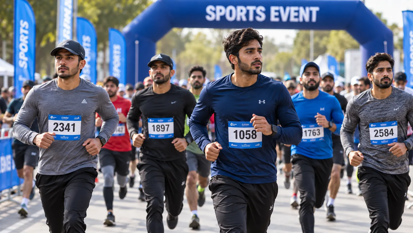 Sports events apparel manufacturing